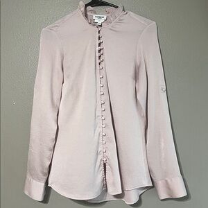Express Blush Long Sleeve Blouse